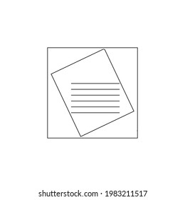 Editable vector as copied file icon itself in a technology