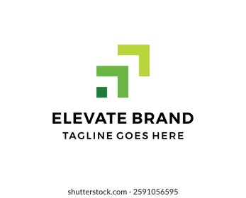 editable vector creative elevate symbol design illustration isolated on transparent background