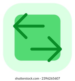 Editable vector data transfer arrows icon. Black, line style, transparent white background. Part of a big icon set family. Perfect for web and app interfaces, presentations, infographics, etc