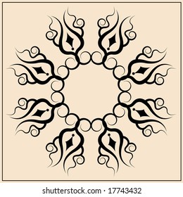 Editable vector design element