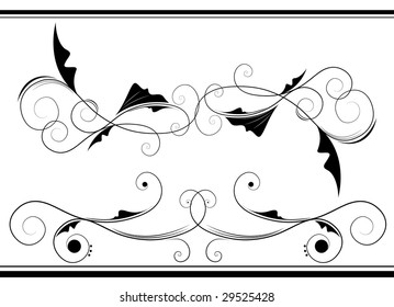 Editable vector design elements for your projects