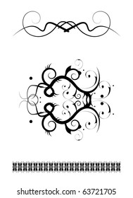 Editable vector design elements for your projects (individual objects).