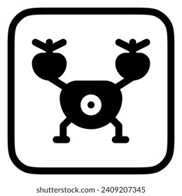 Editable vector drone icon. Black, line style, transparent white background. Part of a big icon set family. Perfect for web and app interfaces, presentations, infographics, etc
