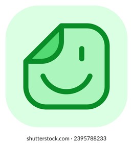 Editable vector emoticon sticker file icon. Black, line style, transparent white background. Part of a big icon set family. Perfect for web and app interfaces, presentations, infographics, etc