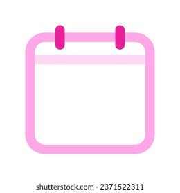 Editable vector empty calendar icon. Black, line style, transparent white background. Part of a big icon set family. Perfect for web and app interfaces, presentations, infographics, etc