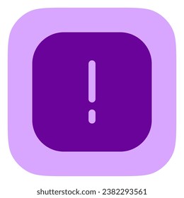 Editable vector exclamation mark warning icon. Black, line style, transparent white background. Part of a big icon set family. Perfect for web and app interfaces, presentations, infographics, etc