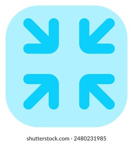 Editable vector exit full screen icon. Black, line style, transparent white background. Part of a big icon set family. Perfect for web and app interfaces, presentations, infographics, etc