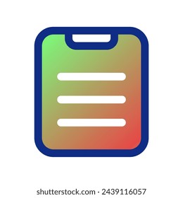 Editable vector file clipboard paste icon. Black, line style, transparent white background. Part of a big icon set family. Perfect for web and app interfaces, presentations, infographics, etc