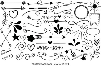 Editable vector file featuring high-quality, scalable designs perfect for digital and print projects. Includes intricate elements, decorative flourishes, hand-drawn details, and minimalist styles. Ide