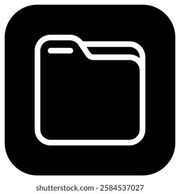 Editable vector file folder archive icon. Black, line style, transparent white background. Part of a big icon set family. Perfect for web and app interfaces, presentations, infographics, etc