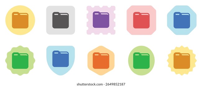 Editable vector file folder archive icon. Black, line style, transparent white background. Part of a big icon set family. Perfect for web and app interfaces, presentations, infographics, etc