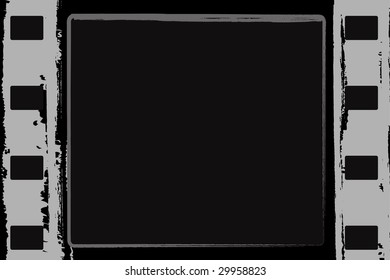 Editable vector film frame background with space for your text or image.
