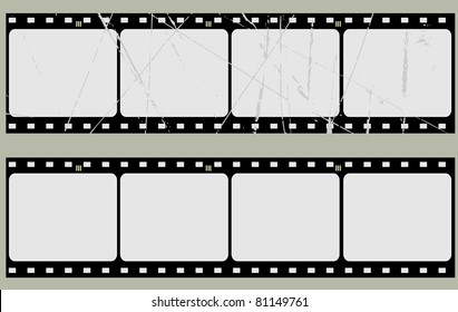 Editable vector film frame background with space for your text or image.  More images like this in my portfolio