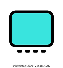 Editable vector gallery view icon. Black, line style, transparent white background. Part of a big icon set family. Perfect for web and app interfaces, presentations, infographics, etc