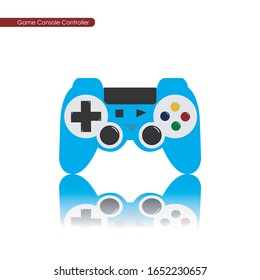 Editable vector. Game console control pictogram. Icon of technology and video games.