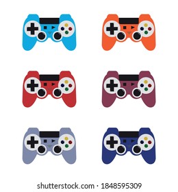Editable vector. Game console control pictogram. Icon of technology and video games.
