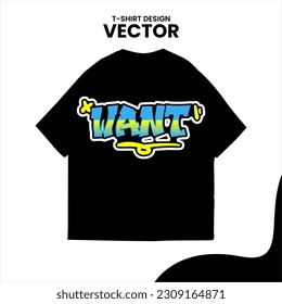 editable vector graffiti t-shirt design isolated on white background. graffiti distro t-shirt design Tags, spray, graffiti, suitable for use on your brand.