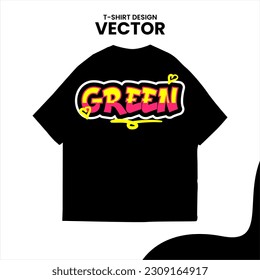 editable vector graffiti t-shirt design isolated on white background. graffiti distro t-shirt design Tags, spray, graffiti, suitable for use on your brand.
