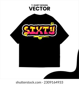 editable vector graffiti t-shirt design isolated on white background. graffiti distro t-shirt design Tags, spray, graffiti, suitable for use on your brand.
