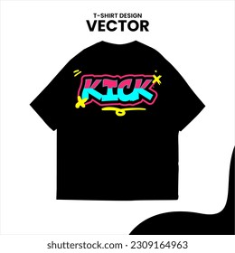 editable vector graffiti t-shirt design isolated on white background. graffiti distro t-shirt design Tags, spray, graffiti, suitable for use on your brand.