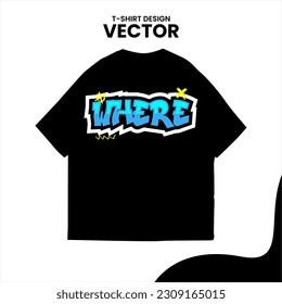 editable vector graffiti t-shirt design isolated on white background. graffiti distro t-shirt design Tags, spray, graffiti, suitable for use on your brand.