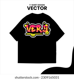 editable vector graffiti t-shirt design isolated on white background. graffiti distro t-shirt design Tags, spray, graffiti, suitable for use on your brand.