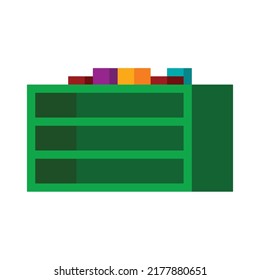 Editable Vector graphic of Rack. Good for clipart, sticker, icon, presentation, game, etc.