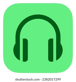 Editable vector headphones earmuffs icon. Black, transparent white background. Part of a big icon set family. Perfect for web and app interfaces, presentations, infographics, etc