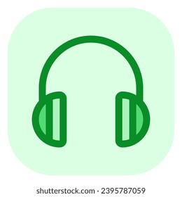 Editable vector headphones earmuffs icon. Black, transparent white background. Part of a big icon set family. Perfect for web and app interfaces, presentations, infographics, etc