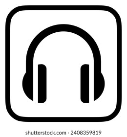 Editable vector headphones earmuffs icon. Black, transparent white background. Part of a big icon set family. Perfect for web and app interfaces, presentations, infographics, etc