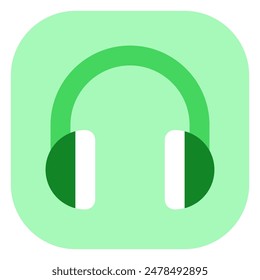 Editable vector headphones earmuffs icon. Black, transparent white background. Part of a big icon set family. Perfect for web and app interfaces, presentations, infographics, etc