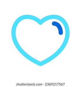 Editable vector heart love favorite bookmark icon. Black, line style, transparent white background. Part of a big icon set family. Perfect for web and app interfaces, presentations, infographics, etc