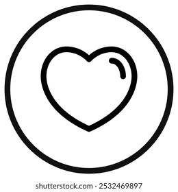 Editable vector heart love favorite bookmark icon. Black, line style, transparent white background. Part of a big icon set family. Perfect for web and app interfaces, presentations, infographics, etc