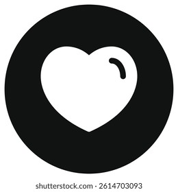 Editable vector heart love favorite bookmark icon. Black, line style, transparent white background. Part of a big icon set family. Perfect for web and app interfaces, presentations, infographics, etc