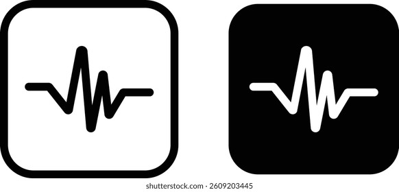 Editable vector heartbeat system status icon. Part of a big icon set family. Perfect for web and app interfaces, presentations, infographics,.