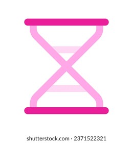 Editable vector hourglass icon. Black, line style, transparent white background. Part of a big icon set family. Perfect for web and app interfaces, presentations, infographics, etc