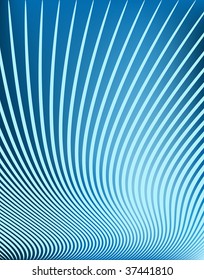 Editable vector illustration of a blue stripe pattern