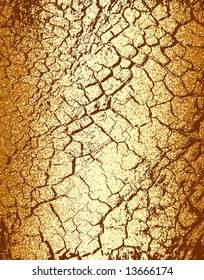 Editable vector illustration of brown tree bark