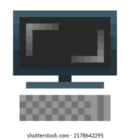 Editable Vector Illustration of Computer. Good for sticker, icon, clip art, ppt, game, education, etc