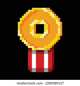 Editable Vector Illustration of Gold Medal. Good for sticker, icon, clip art, ppt, game, education, etc
