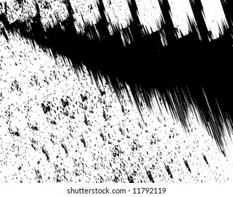 Editable vector illustration of grunge text banner