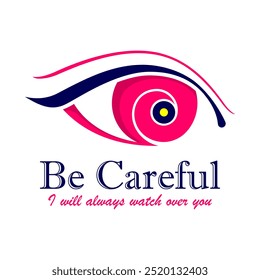 Editable vector illustration. With the iconic sharp gaze theme. This design can be used for logos, t-shirt designs and so on.