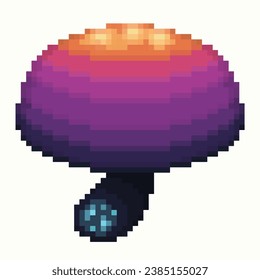 Editable Vector Illustration of Magic Mushroom, good for sticker, clip art, icon, etc