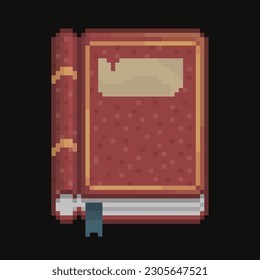 Editable Vector illustration of old book