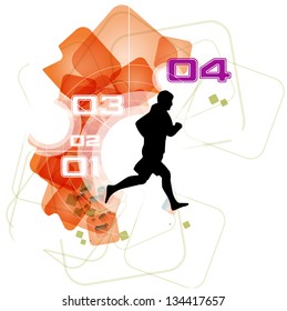 Editable vector illustration of sport