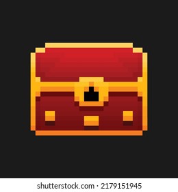 Editable Vector Illustration of Treasure Chest. Good for sticker, icon, clip art, ppt, game, education, etc