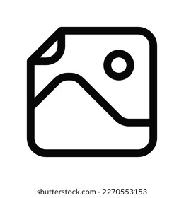 Editable vector image file icon. Black, line style, transparent white background. Part of a big icon set family. Perfect for web and app interfaces, presentations, infographics, etc