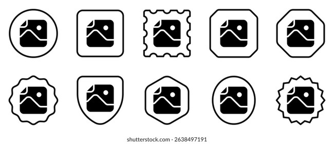 Editable vector image file icon. Black, line style, transparent white background. Part of a big icon set family. Perfect for web and app interfaces, presentations, infographics, etc