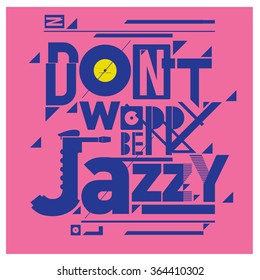 Editable vector jazz poster artwork 