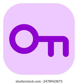 Editable vector key keyword password login icon. Black, line style, transparent white background. Part of a big icon set family. Perfect for web and app interfaces, presentations, infographics, etc